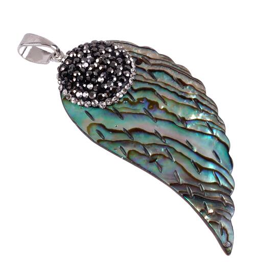 Signature Color Shop Wing Abalone Shell Pendant by Bead Landing™